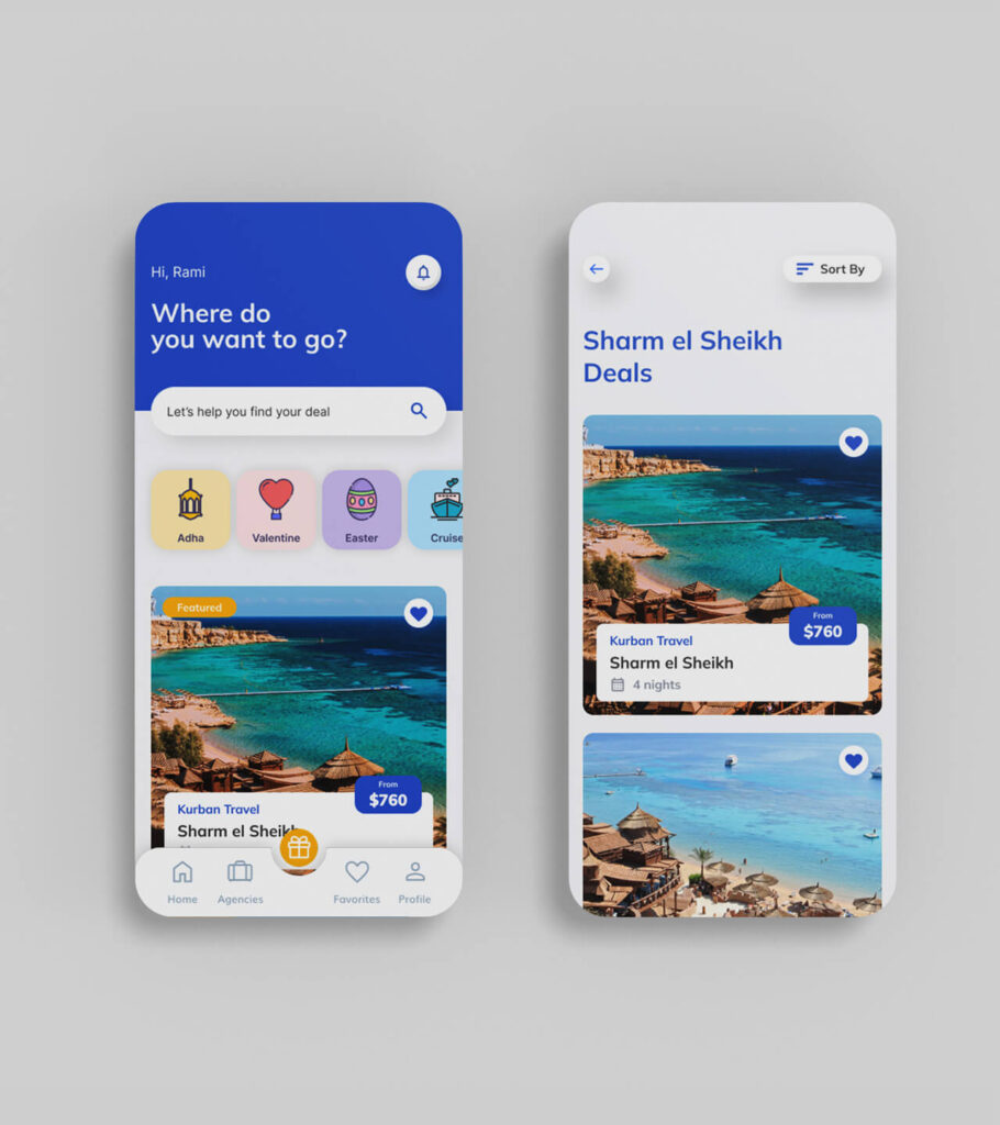 Travel App UI